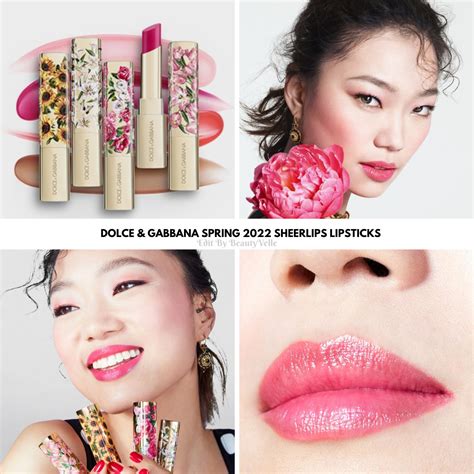 Dolce & Gabbana Spring 2022 Sheerlips Lipsticks.